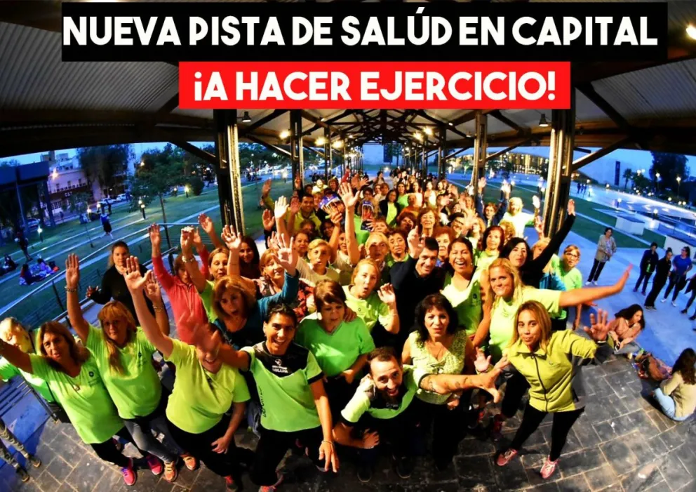 Conocé las actividades de una nueva pista de salud