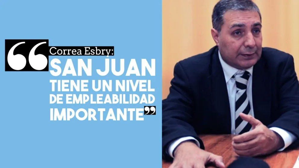 Correa Esbry: "San Juan tiene un nivel de empleabilidad importante"