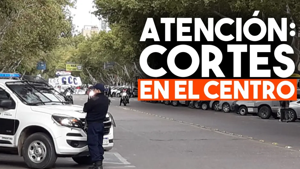 Cortes en el centro por una protesta