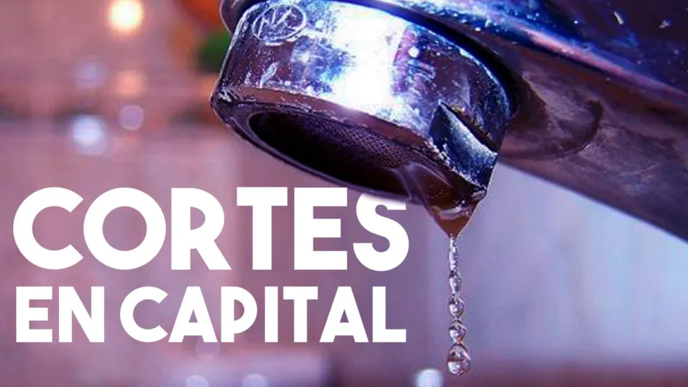 Cortes de agua en Capital