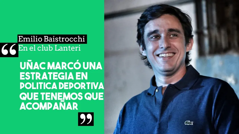 Emilio Baistrocchi visitó el club Lanteri