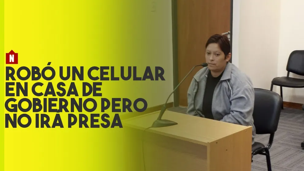 Robó un celular en Casa de Gobierno, pero no irá presa