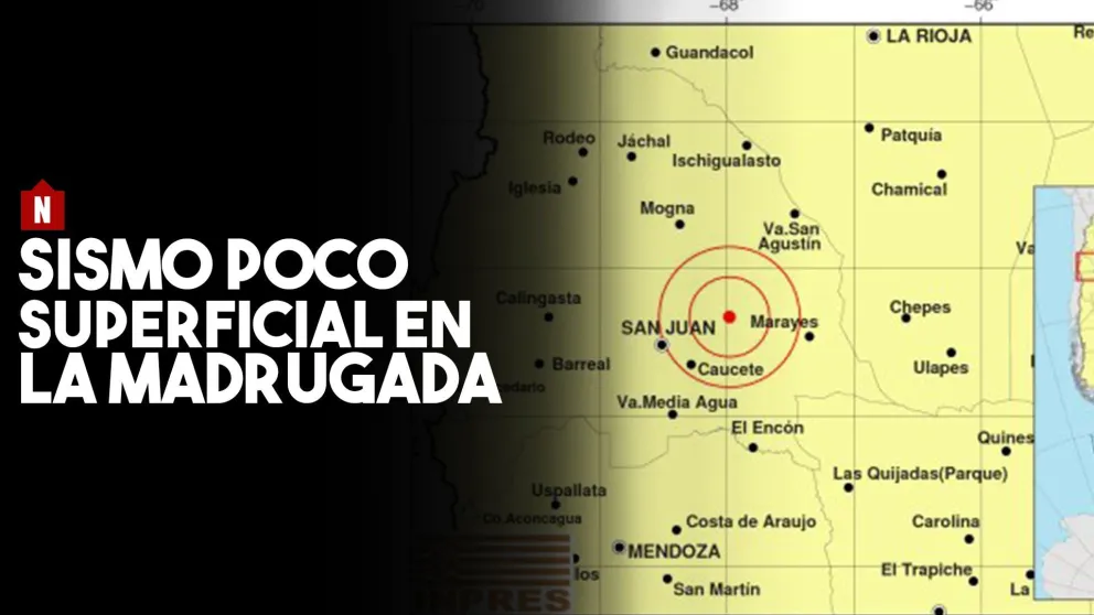 Un sismo poco superficial en la madrugada