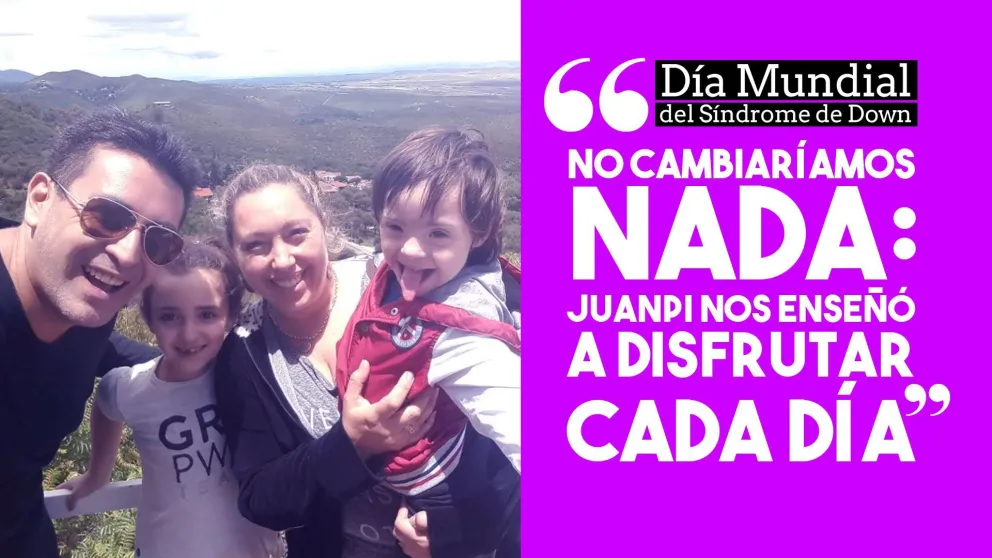 Gabriela y Mauricio: "No cambiaríamos nada: Juanpi nos enseñó a disfrutar cada día"