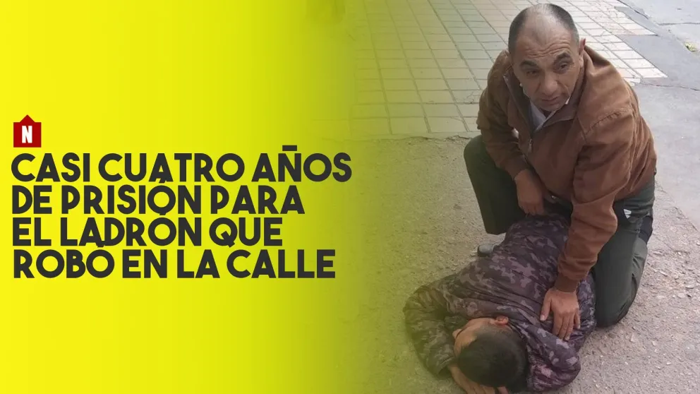 Casi cuatro años para el ladrón que robó un celular y fue atrapado por un ciudadano
