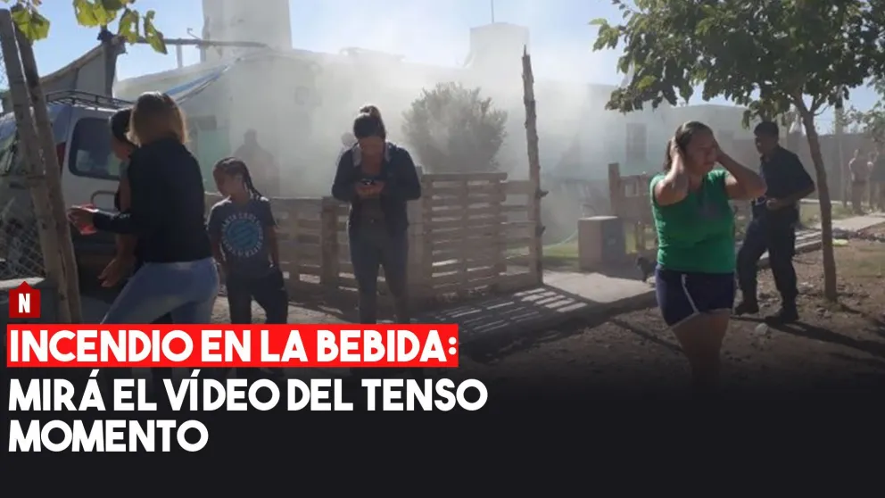 Un Incendio en una vivienda en La Bebida provocó grandes destrozos