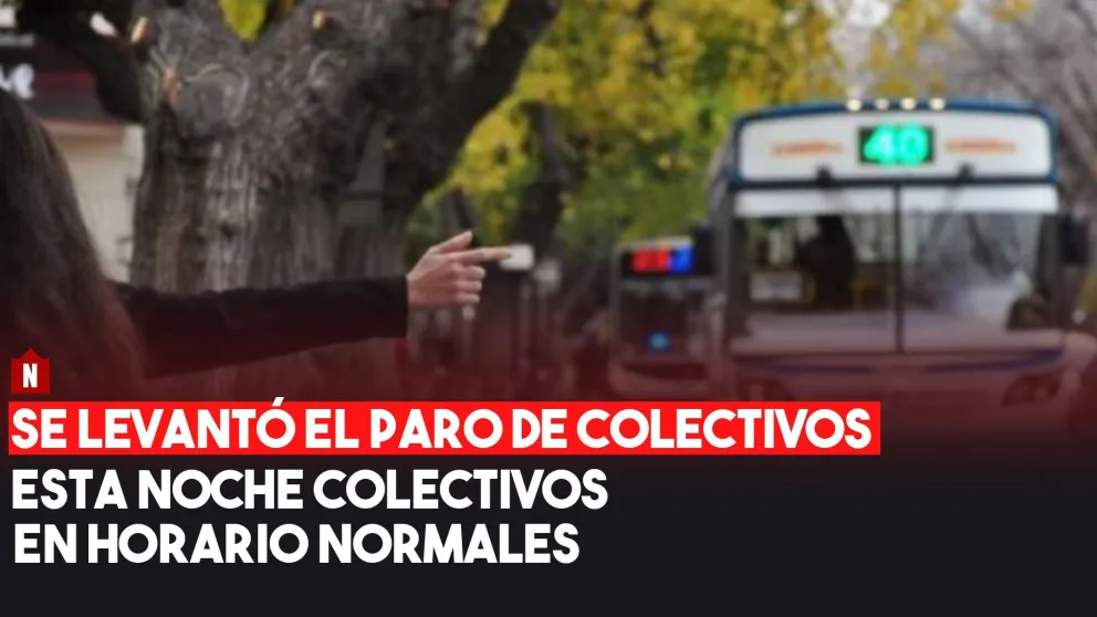 Se levantó el paro de colectivos: servicio nocturno normal en San Juan
