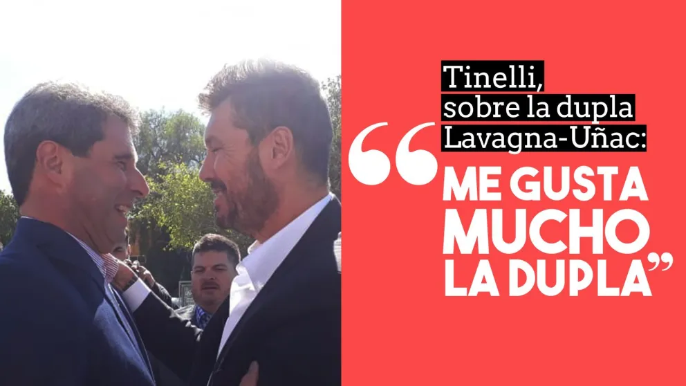 Tinelli, sobre la dupla Lavagna-Uñac: "Me gusta mucho la dupla"