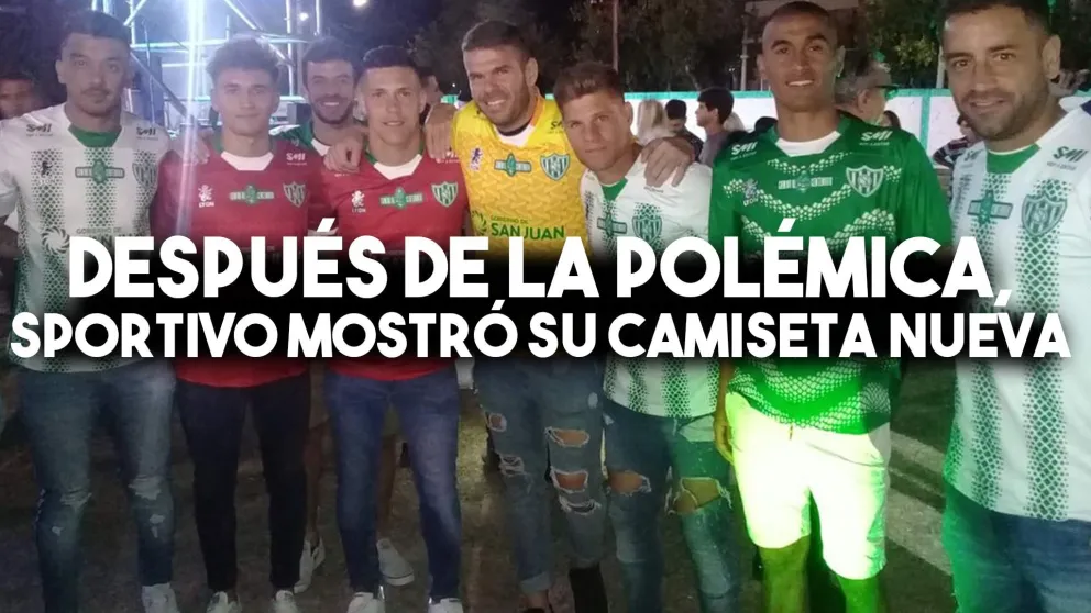 Después de la polémica, Sportivo lució nueva indumentaria