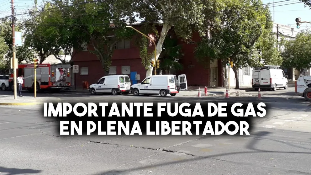Un frustrado trabajo de OSSE ocasionó una importante fuga de gas