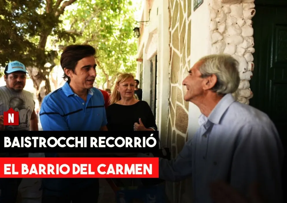 Baistrocchi visitó el barrio Del Carmen y los vecinos pidieron la sede para el centro de jubilados