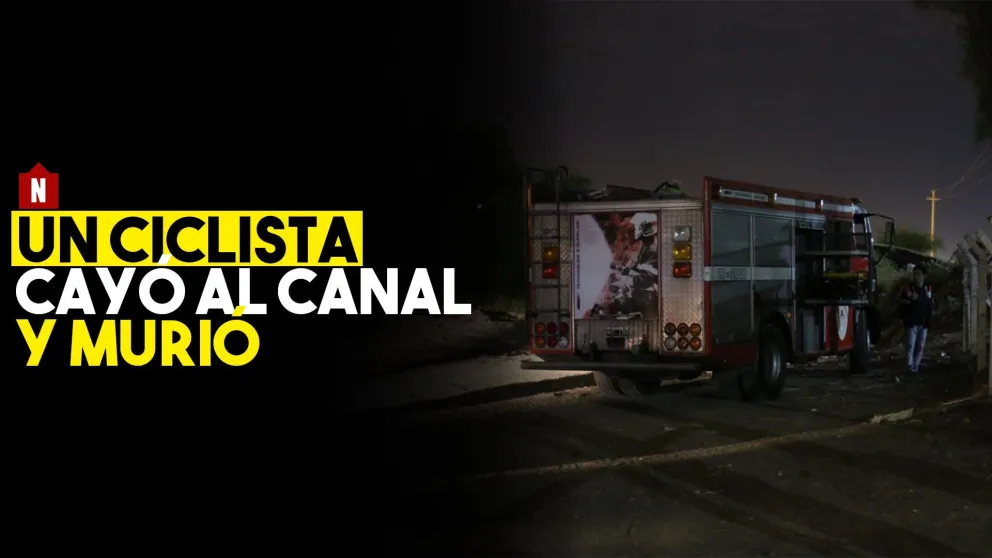 Un ciclista cayó al canal Benavidez y murió