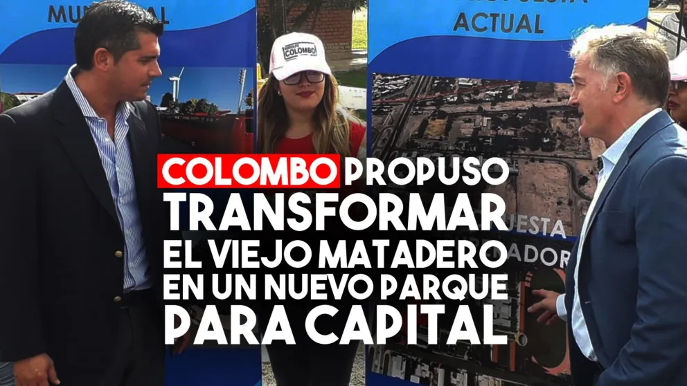 Colombo propuso transformar el viejo matadero en un nuevo parque para la ciudad
