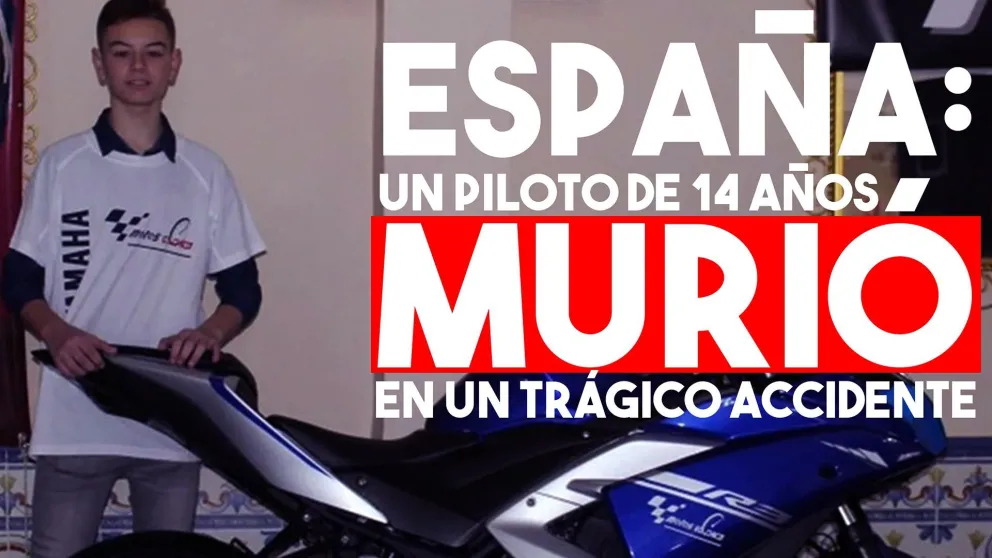 Un joven piloto de 14 años murió en un accidente