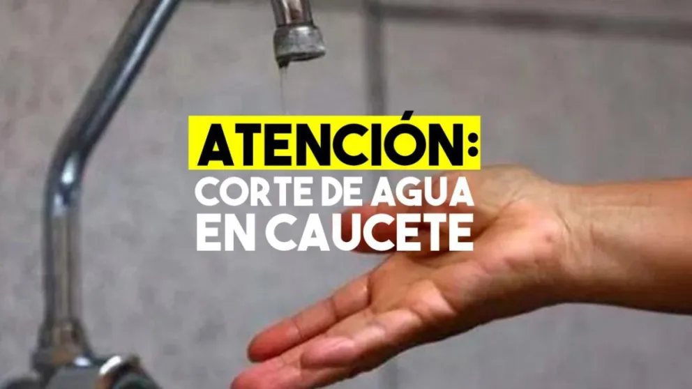 Por una rotura en el caño matriz se verá afectado el servicio de agua potable en Caucete