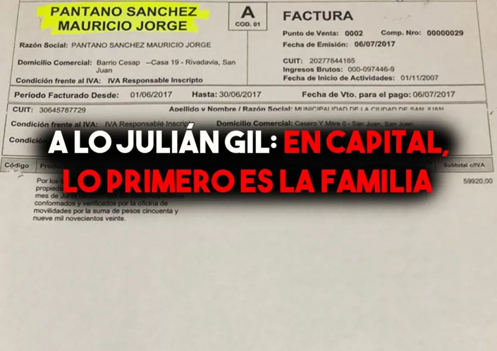 ¿Contrataciones entre familiares en el municipio de la Capital?