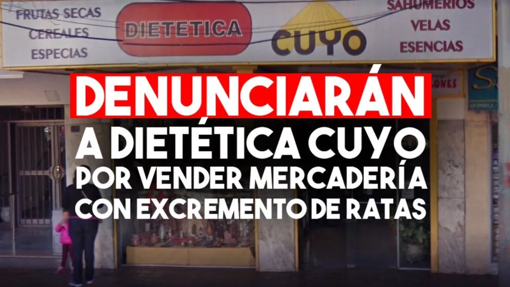 Denunciarán a Dietética Cuyo por entregar mercadería con excremento de ratas