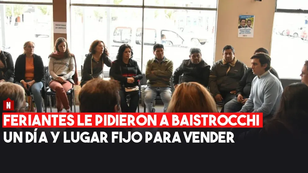Productores de las ferias de la Capital se reunieron con Emilio Baistrocchi
