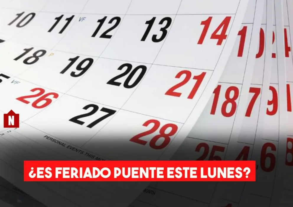 ¿Feriado puente o no este lunes?