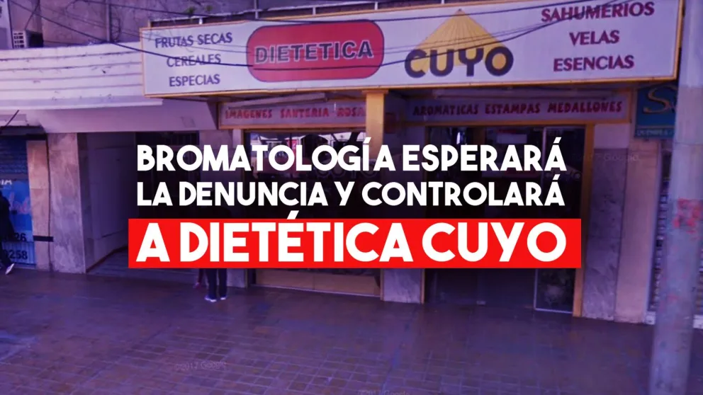 Bromatología esperará la denuncia y controlará a Dietética Cuyo