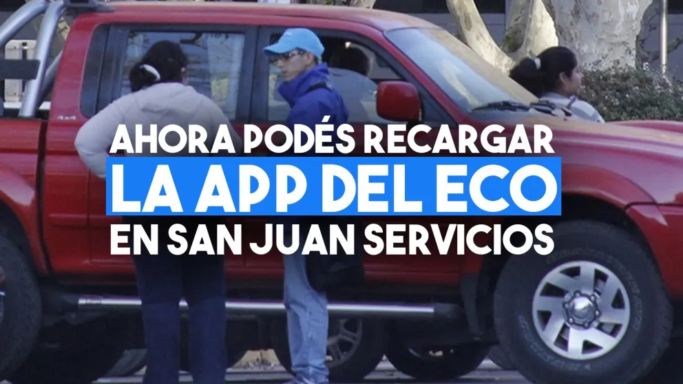 Ahora se puede recargar la app del Eco en San Juan Servicios