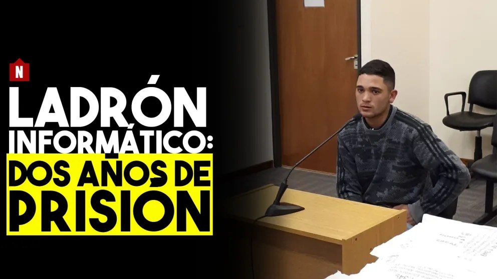 Condena de dos años para el ladrón informático