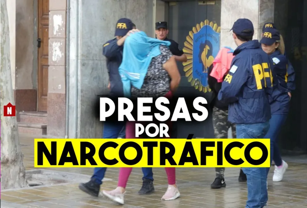 Mujeres narcos quedaron detenidas tras un allanamiento policial