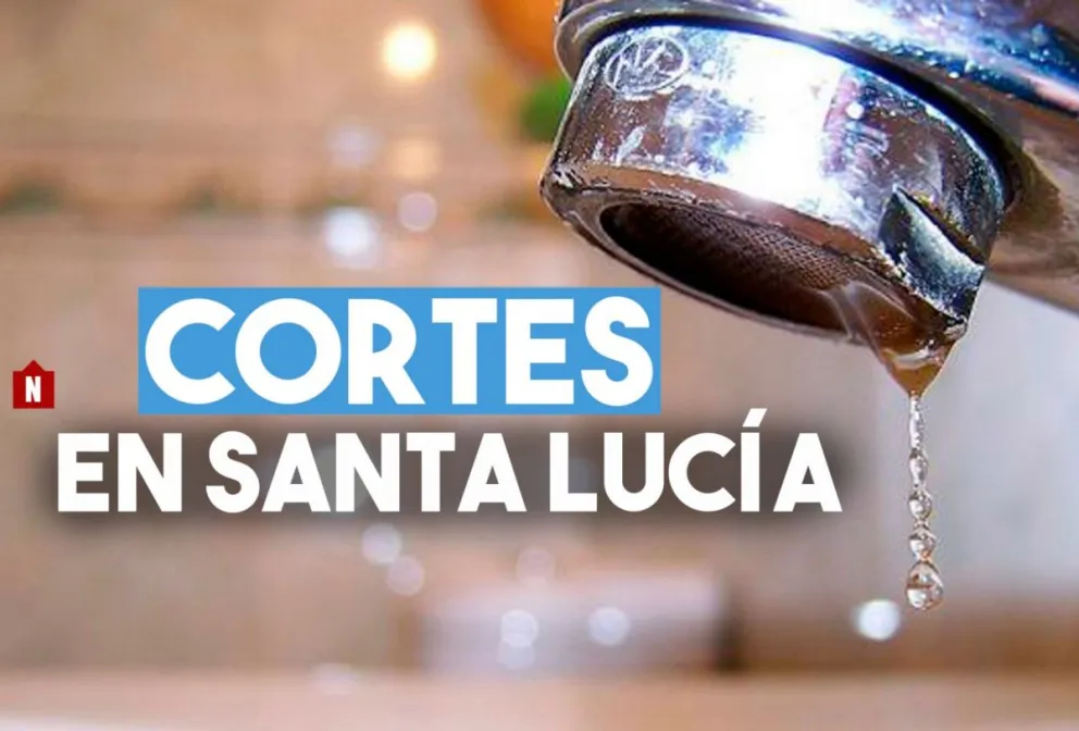 Cortes de agua en Santa Lucía