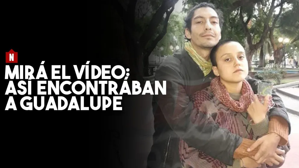 Mirá el vídeo: así encontraban a Guadalupe en San Luis