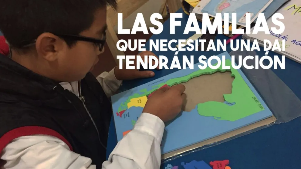 Desde Desarrollo Humano y Educación les darán solución a las familias que necesitan una DAI