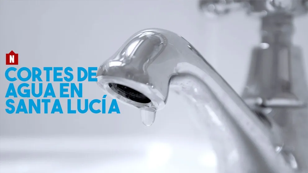 Atención: cortes de agua para este viernes en Santa Lucía