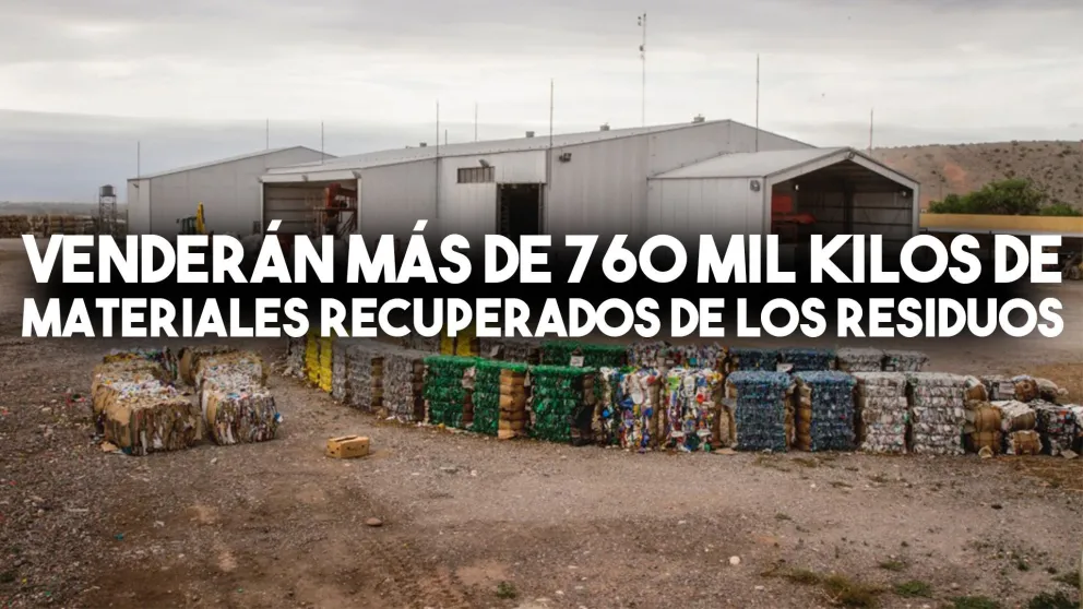 Venderán más de 760 mil kilos de materiales recuperados de los residuos