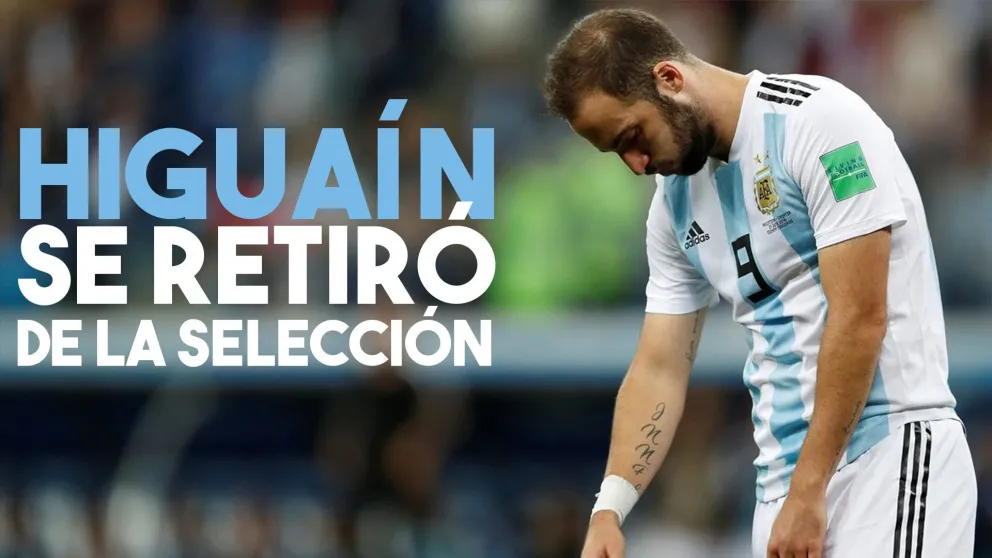 Higuaín se retiró de la Selección: "Mi ciclo está terminado para la alegría de muchos"