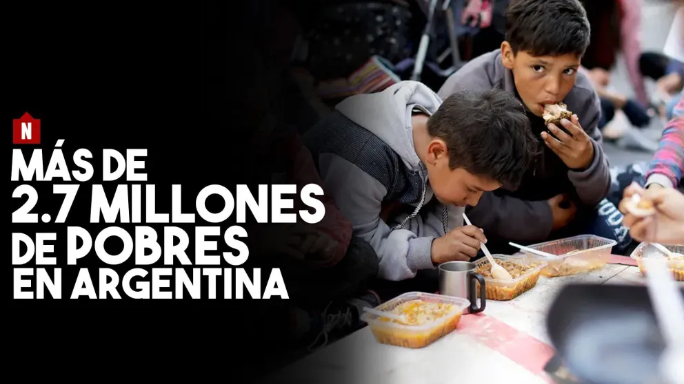 ¿Argentina país generoso? la pobreza llegó al 32%
