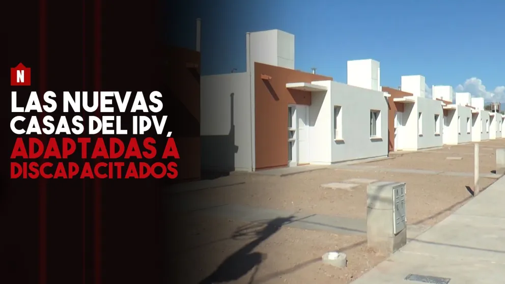Las nuevas casas del IPV, adaptadas para discapacidades