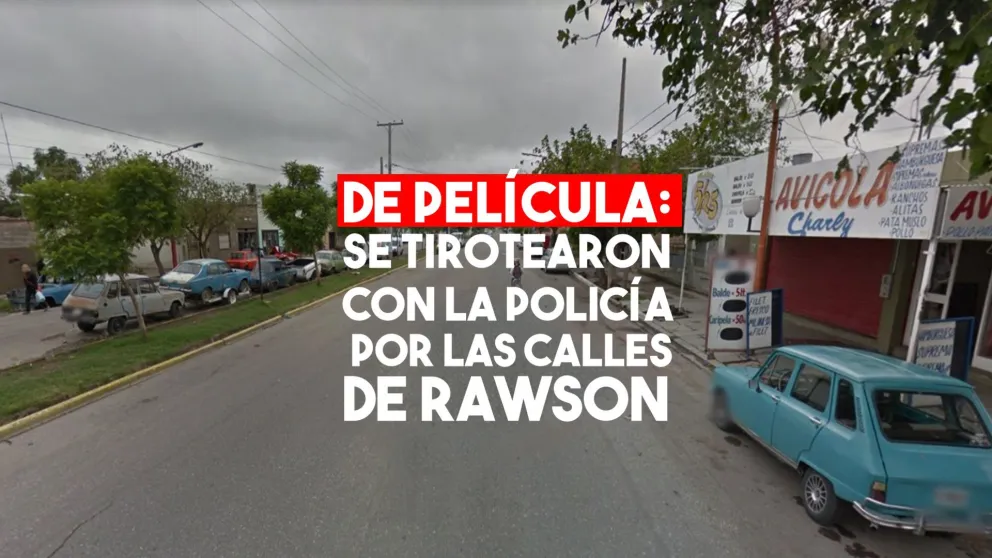 Casi de película: persecución y tiroteo por las calles de Rawson