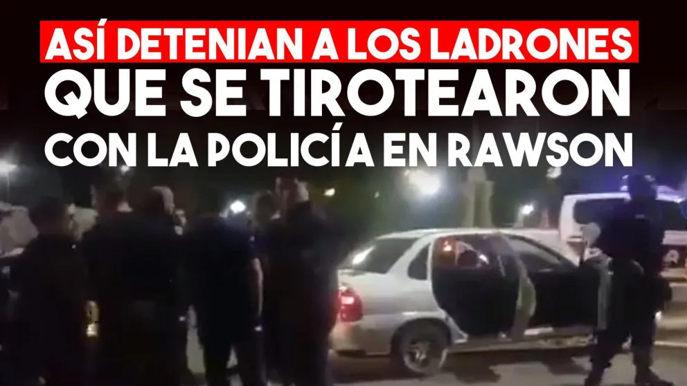 Así detenían a los ladrones que se tirotearon con la Policía