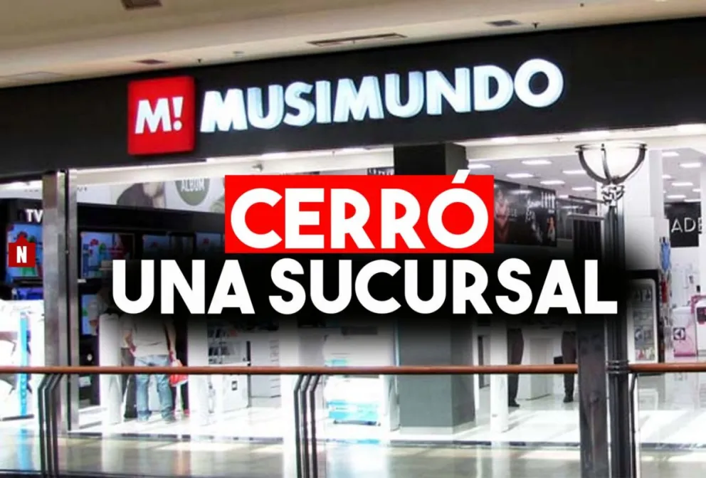 Cerró una sucursal de Musimundo