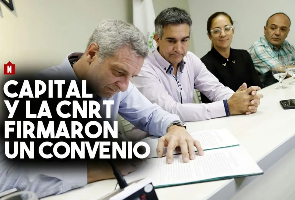 Con el eje en discapacidad, la Municipalidad de Capital y la CNRT firmaron un convenio