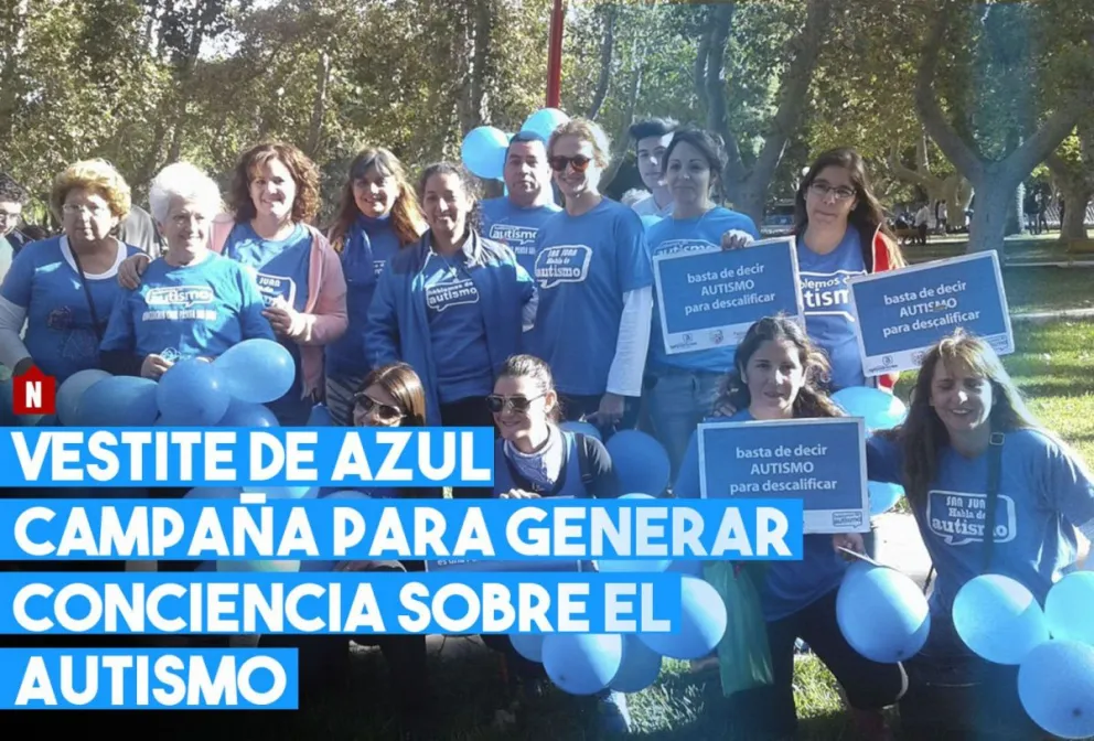 Vestite de azul, campaña para generar conciencia