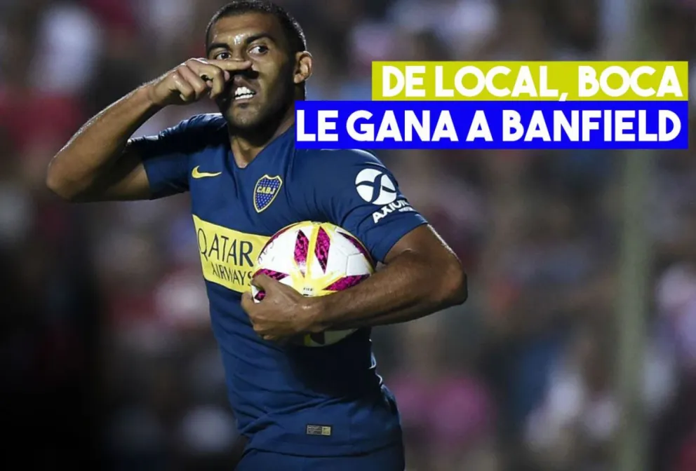 Boca le gana 2 a 0 a Banfield
