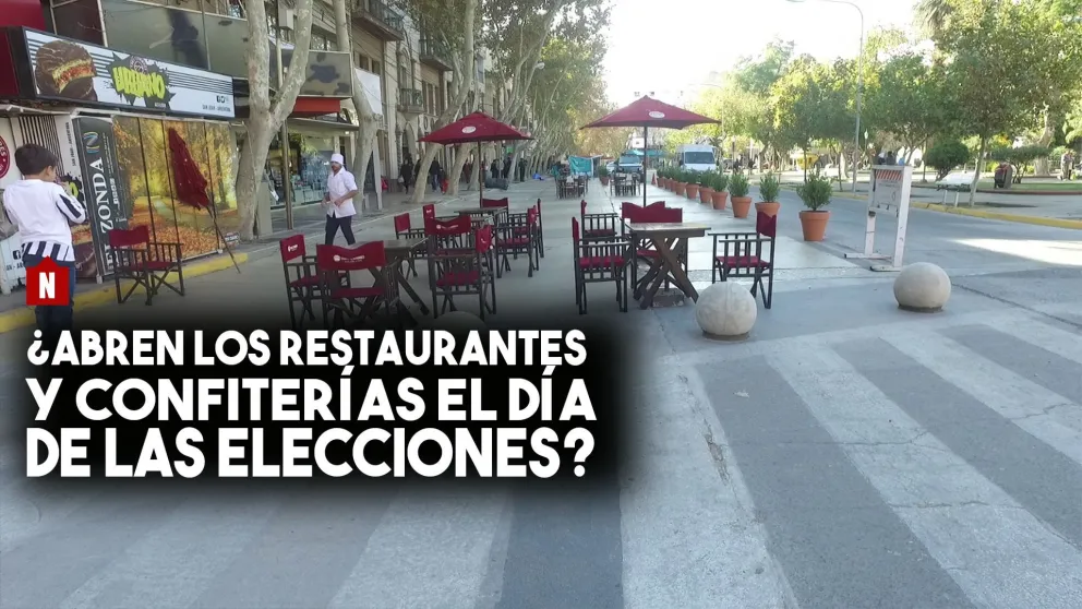 ¿Como funcionarán los cafés y restaurantes en el día de elecciones?
