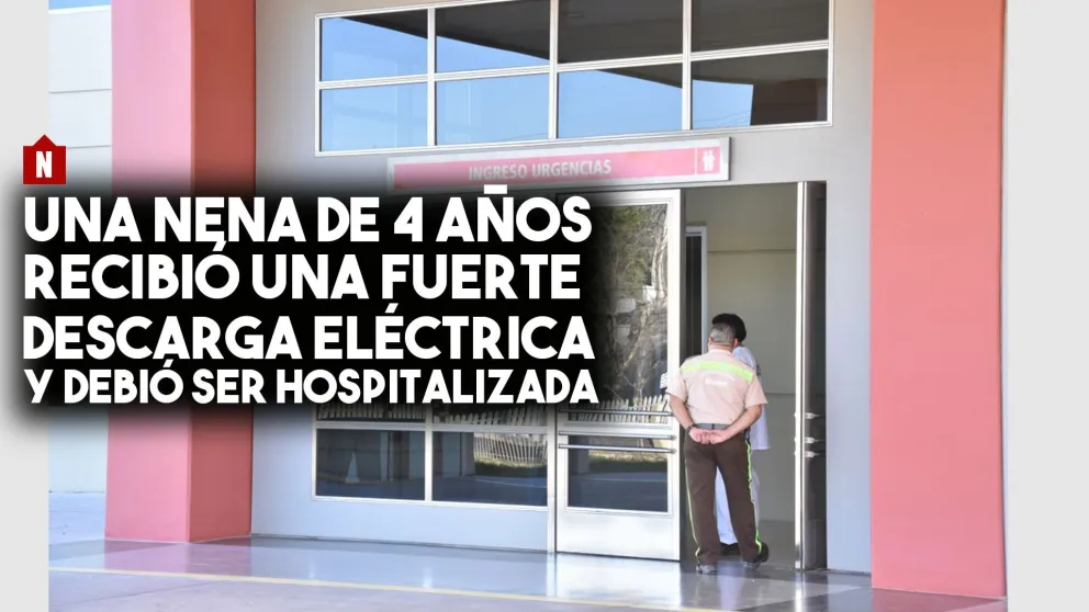 Una nena de 4 años hospitalizada tras recibir una fuerte descarga eléctrica