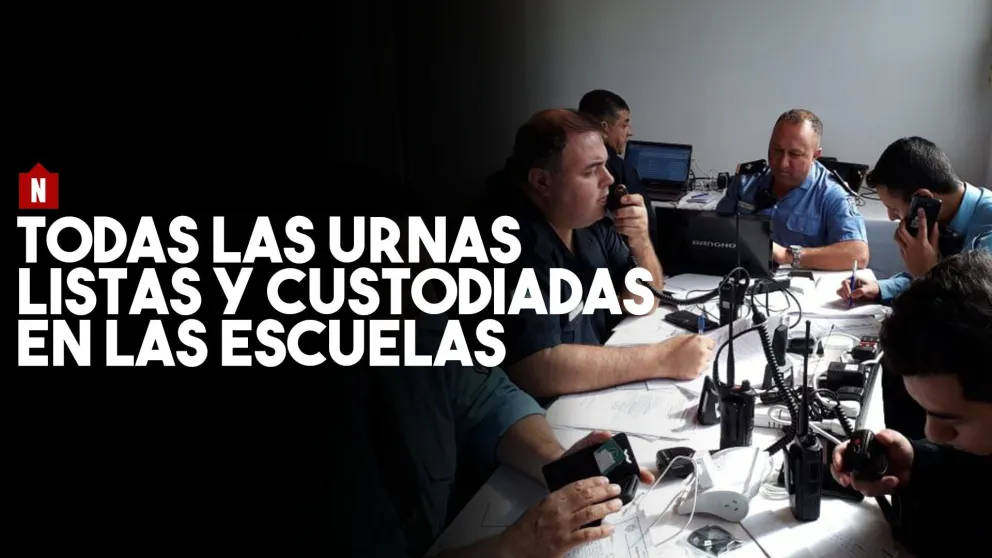 Ya están todas las urnas instaladas en las escuelas