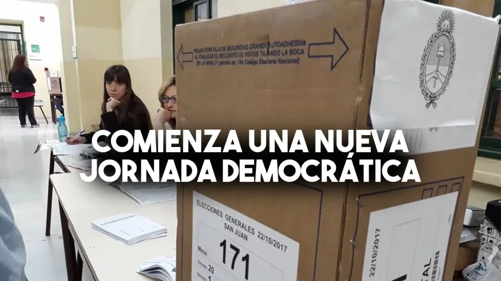 Comenzó una nueva jornada democrática