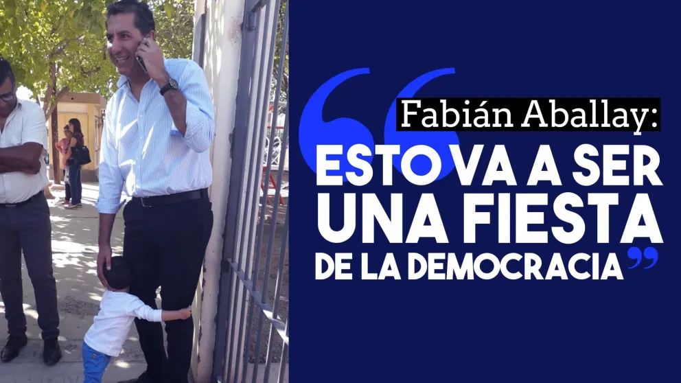 Fabián Aballay: "Esto va  ser una fiesta de la democracia"