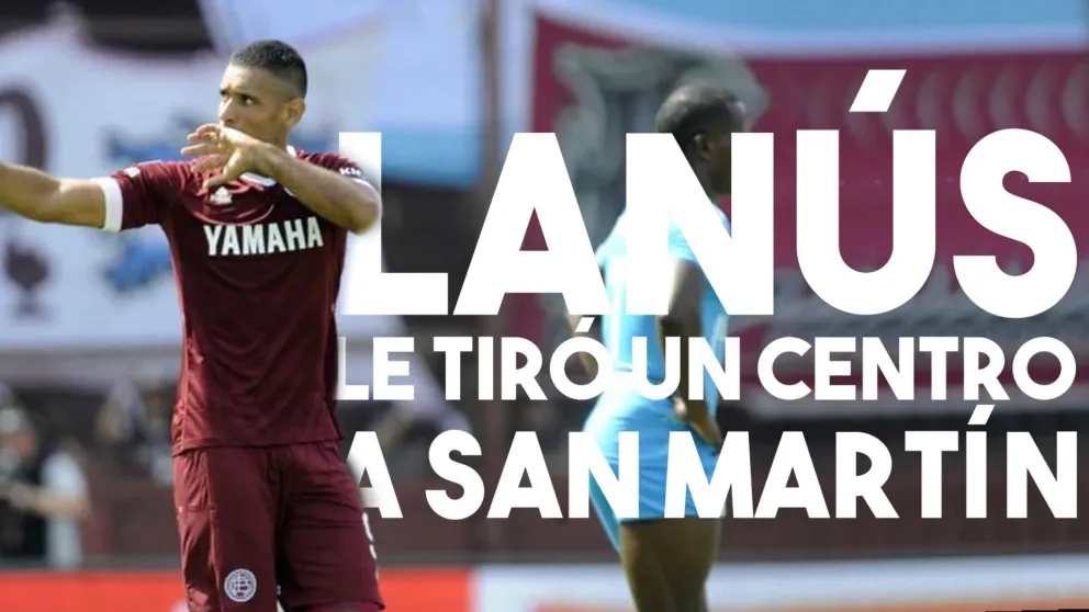 Lanús le ganó a Belgrano y le tiró un centro a San Martín