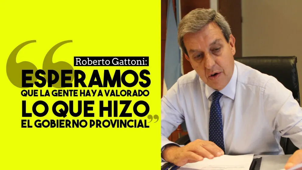 Roberto Gattoni: "Esperamos que la gente haya valorado lo que hizo el gobierno provincial"