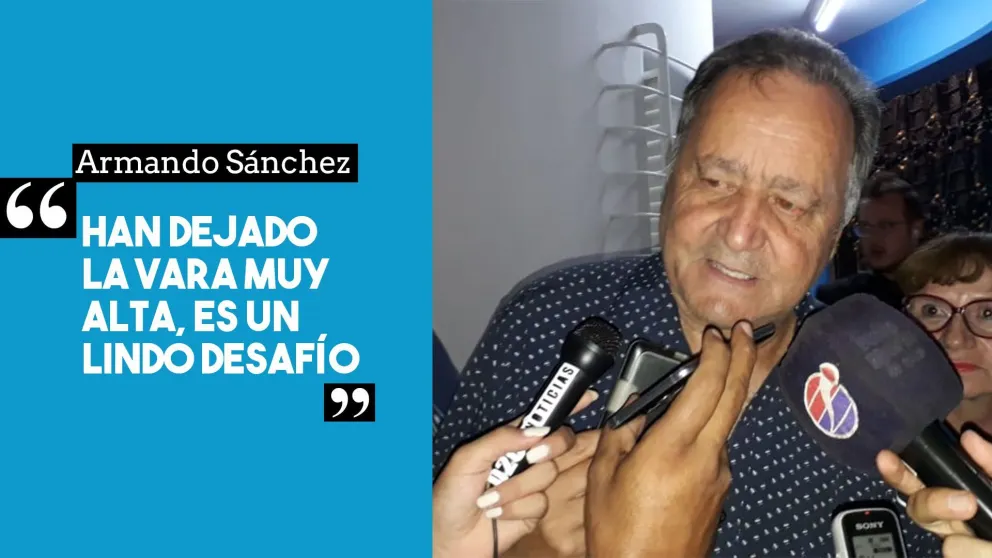 Armando Sánchez: "Han dejado la vara muy alta, es un gran desafío"
