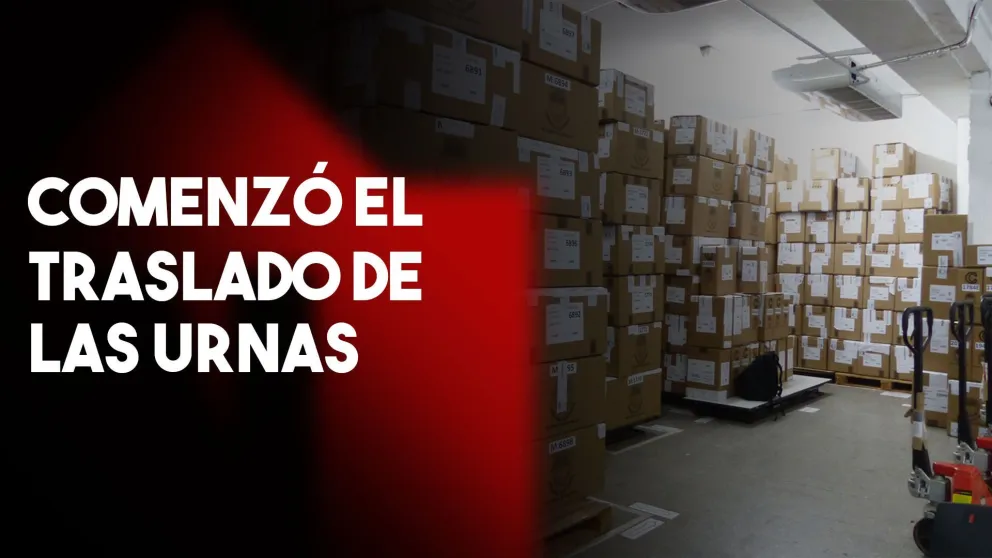 Las urnas comenzaron a llegar al Tribunal Electoral